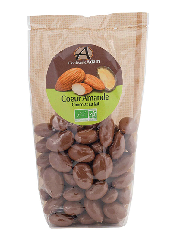 

Confiserie Adam Organic Roasted Almonds Coated in Milk Chocolate