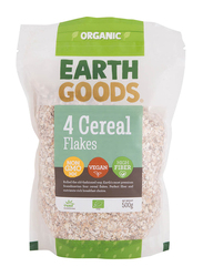 Earth Goods Organic 4 Cereal Flakes, 500g