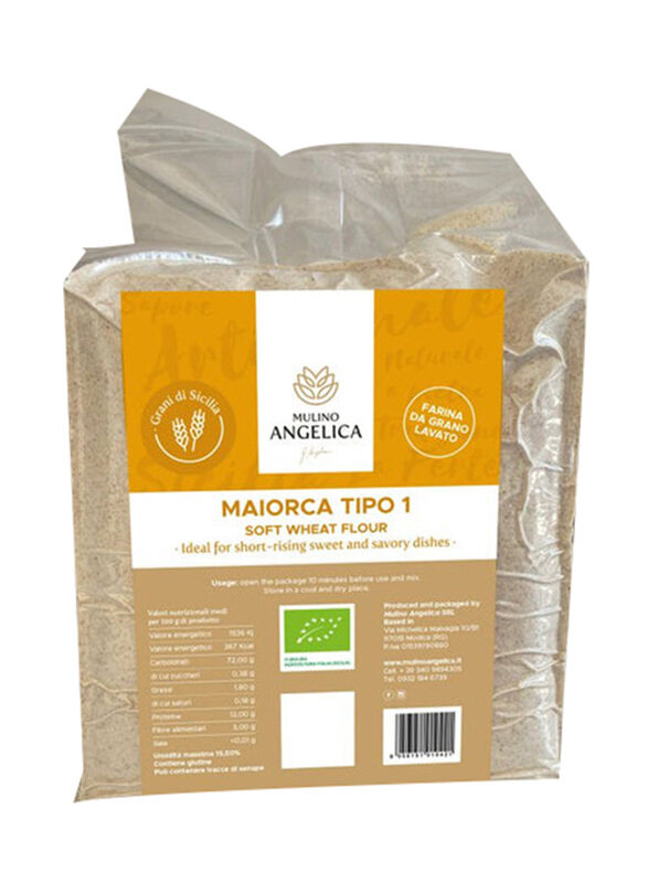 

Mulino Angelica Organic Maiorca Type 1 Flour, 5 Kg