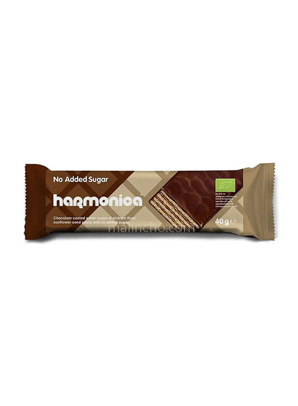 

Harmonica Organic Chocolate Coated Wafer No Added Sugar, 40g