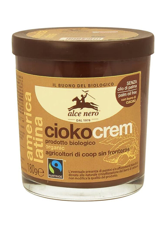 

Alce Nero Organic Spred Nut Chocolate Ciokocrem, 180g