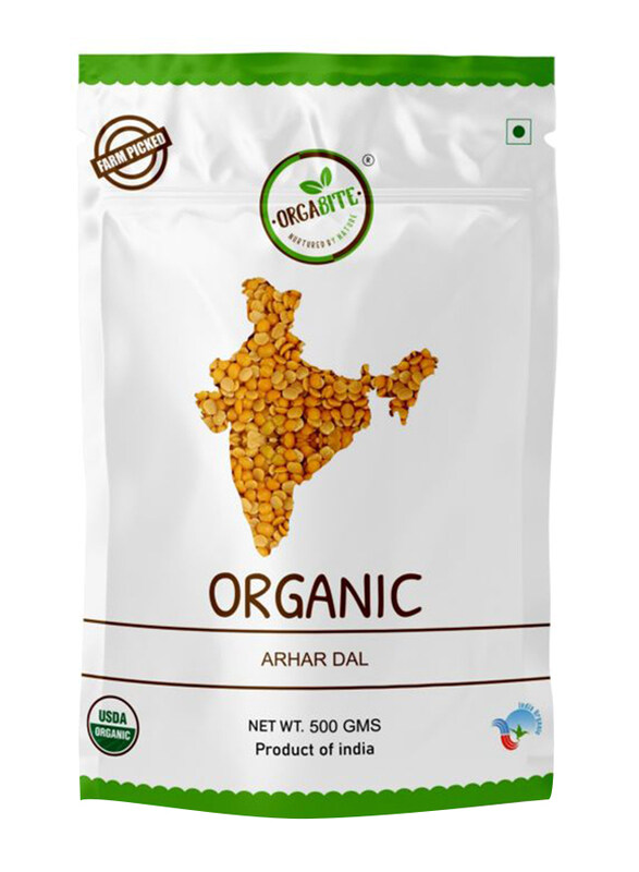 

Orgabite Organic Arhar Dal, 500g