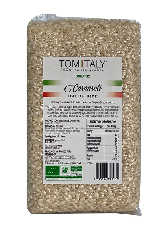 Tomi Organic Carnaroli Italian Rice, One Size