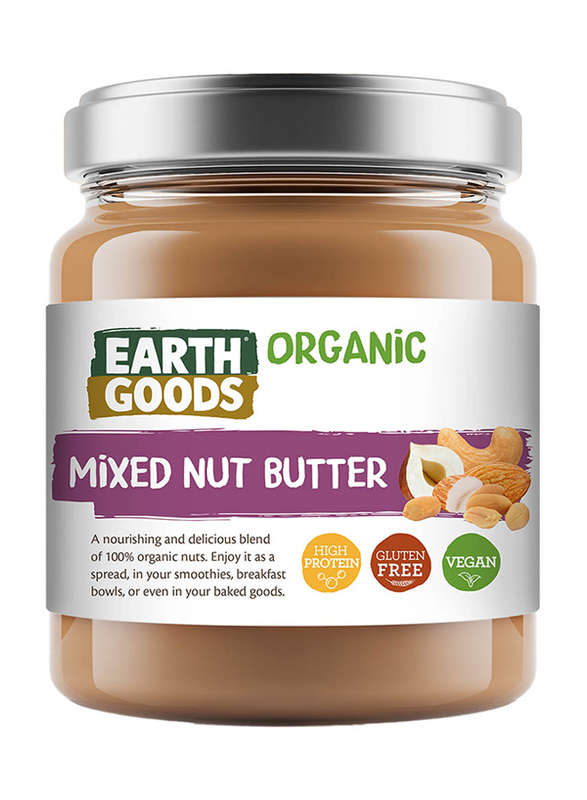 Earth Goods Organic Mixed Nut Butter, 200g