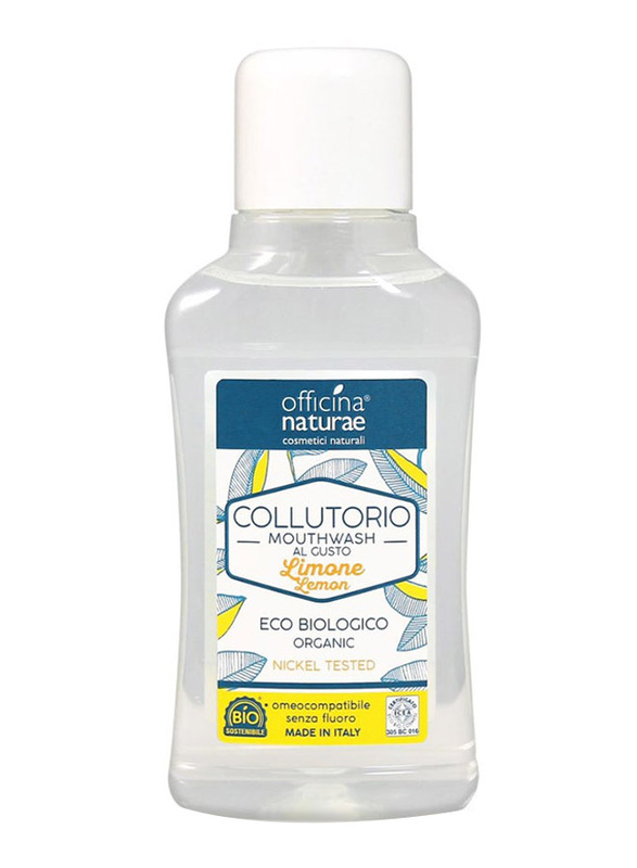 Officina Naturae Organic Mouthwash Lemon Flavour, 250ml