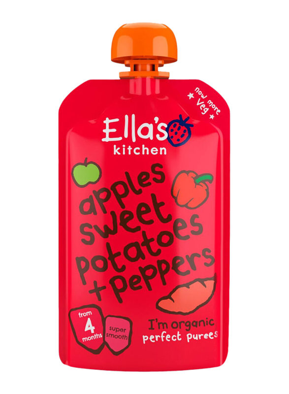 Ella's Kitchen Organic Red Peppers/Sweet Potatoes/Apples, 120g
