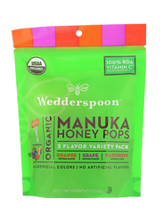 Wedderspoon Organic Manuka Honey Variety Pak Lollipops, 24 lollipops