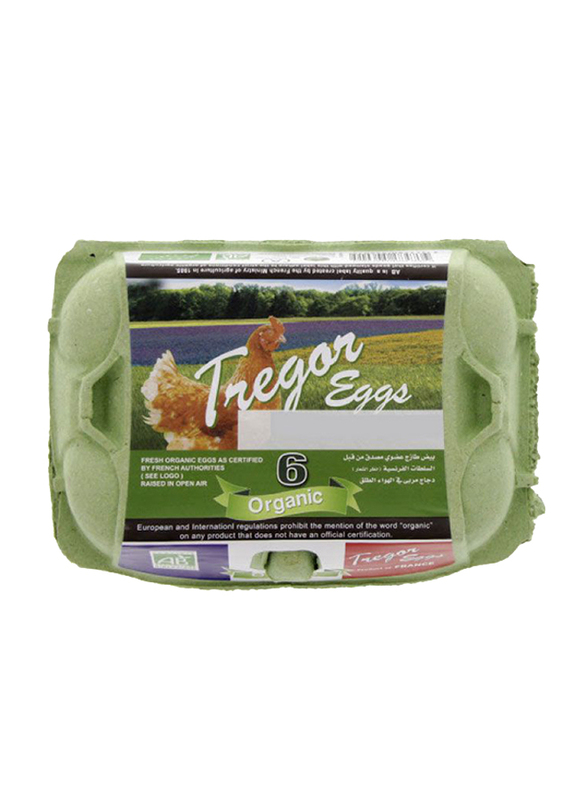 Tregor Organic Eggs, 6 Pieces