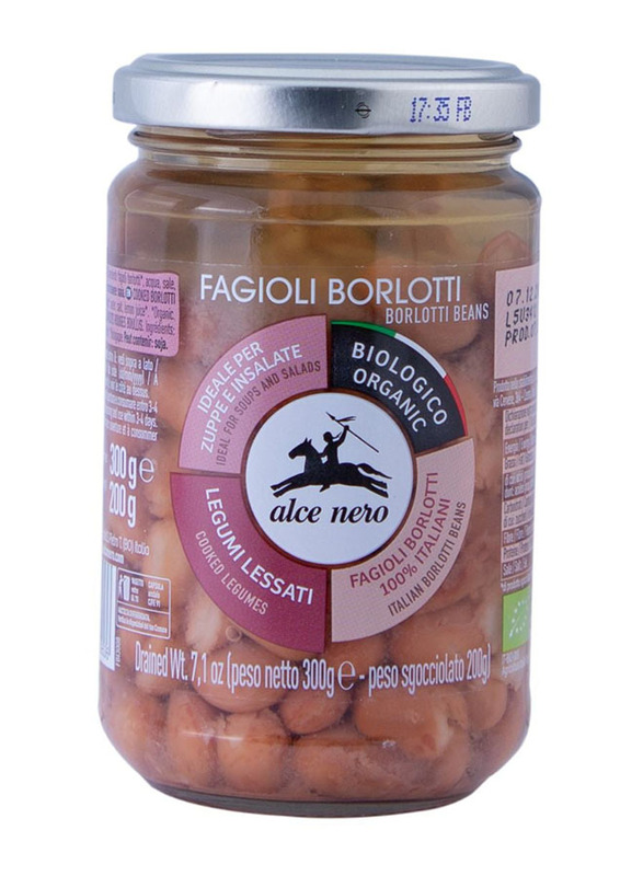 Alce Nero Organic Cooked Borlotti Beans, 300g