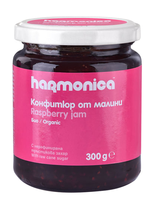 Harmonica Organic Raspberry Jam, 300g