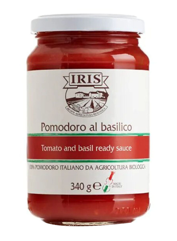 Iris Organic Tomato & Basil Ready Sauce, 340g