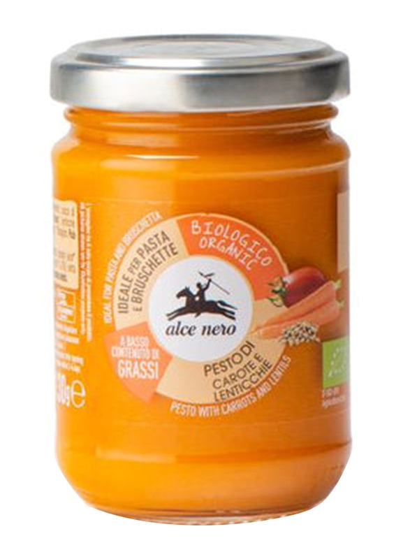 Alce Nero Organic Carrots and Lentils Pate, 130g
