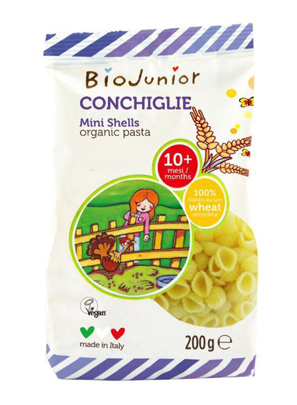 

Bio Junior Mini Shells Organic Pasta Baby Food, 200g