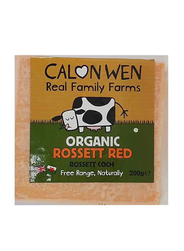 

Calonwen Organic Rossett Red Cheese, 200g