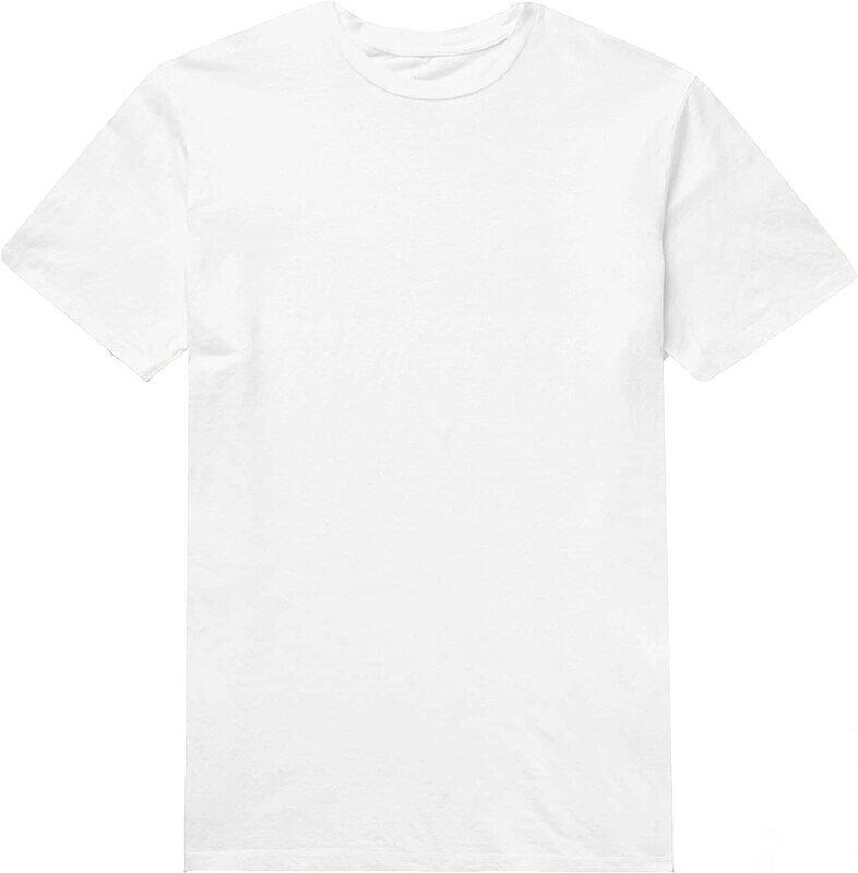 

Yanek Plain Ultra Soft Half Sleeves T-Shirt for Men, Double Extra Large, White