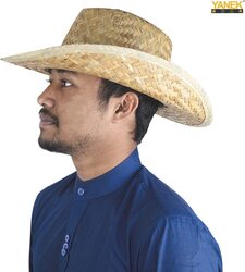 Yanek Unisex Cowboy Hat, Brown
