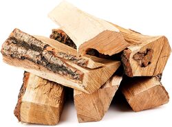 Yanek European Dried Birch Firewood, 8 Kg, Brown