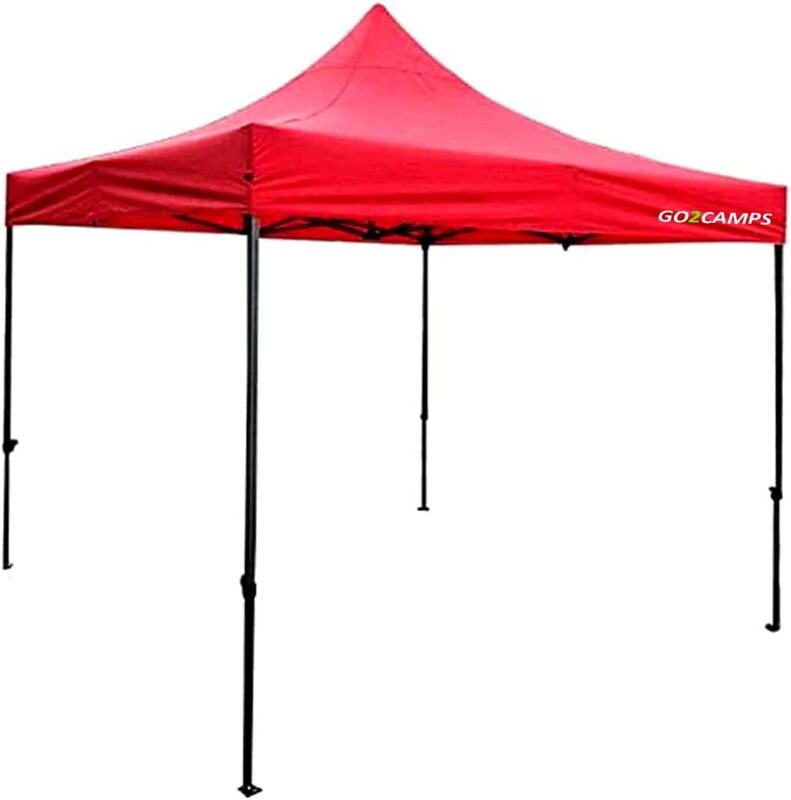 Gazebo Portable Event Canopy Tent, 3 x 3 Meter, Red