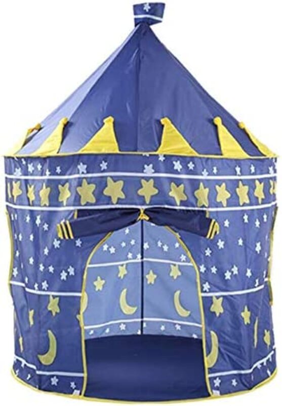 Princess Castle Outdoor House Kids Tent for Girl, Blue