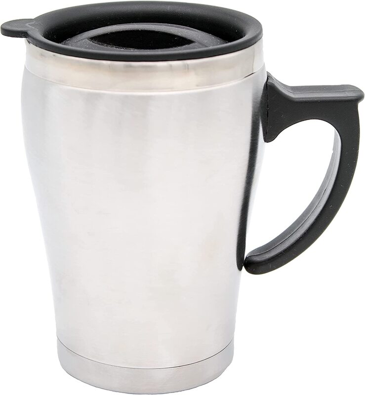 Yanek 250ml Stainless Steel Coffee Mug, Silver