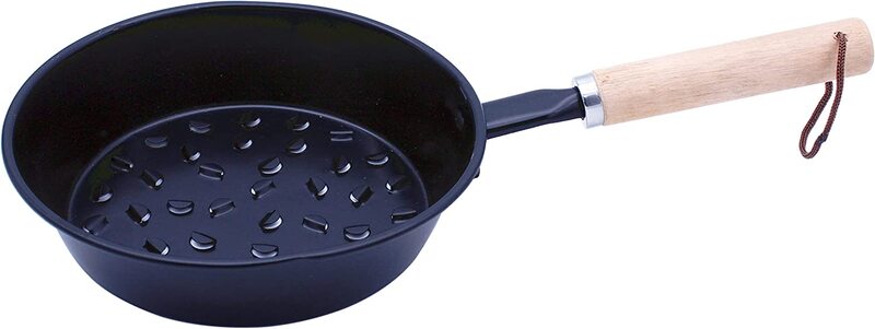Yanek Charcoal Holder Starter Pan for Shisha, Barbecue & Parties, Black
