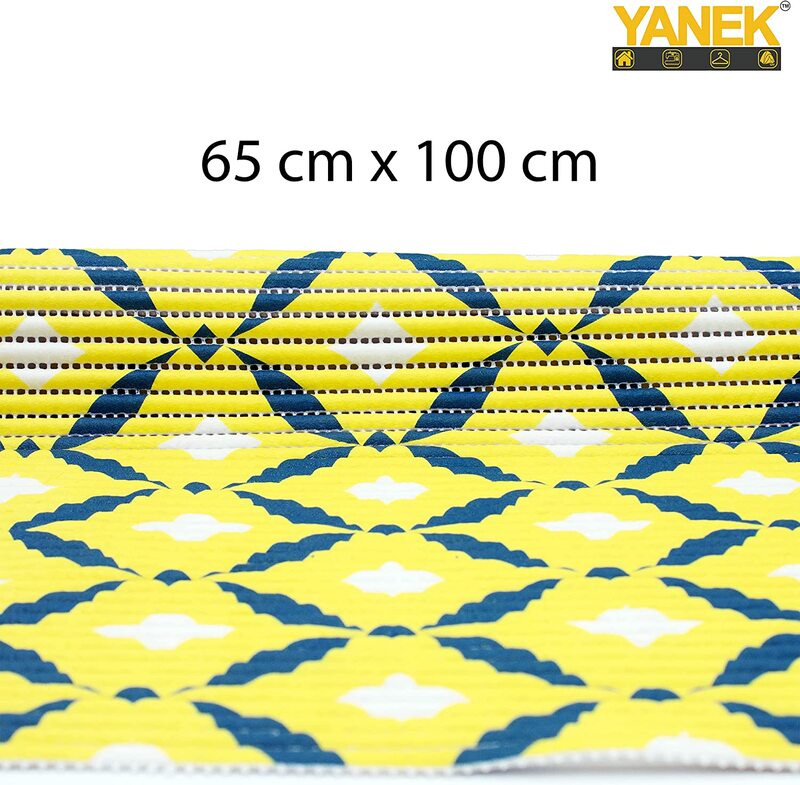 Yanek Multipurpose Mat for Drawer, Shelf, Fridge, Floor, 100cm, Yellow
