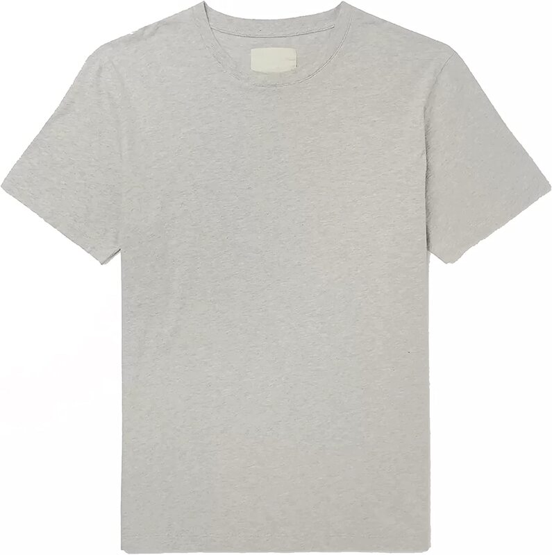 Yanek Plain Ultra Soft Half Sleeves T-Shirt for Men, Medium, Grey