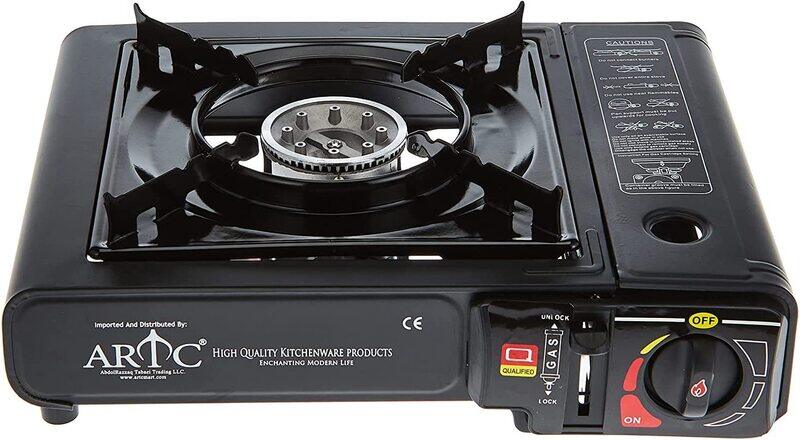 

Generic Portable Gas Stove for Camping & Home, Black