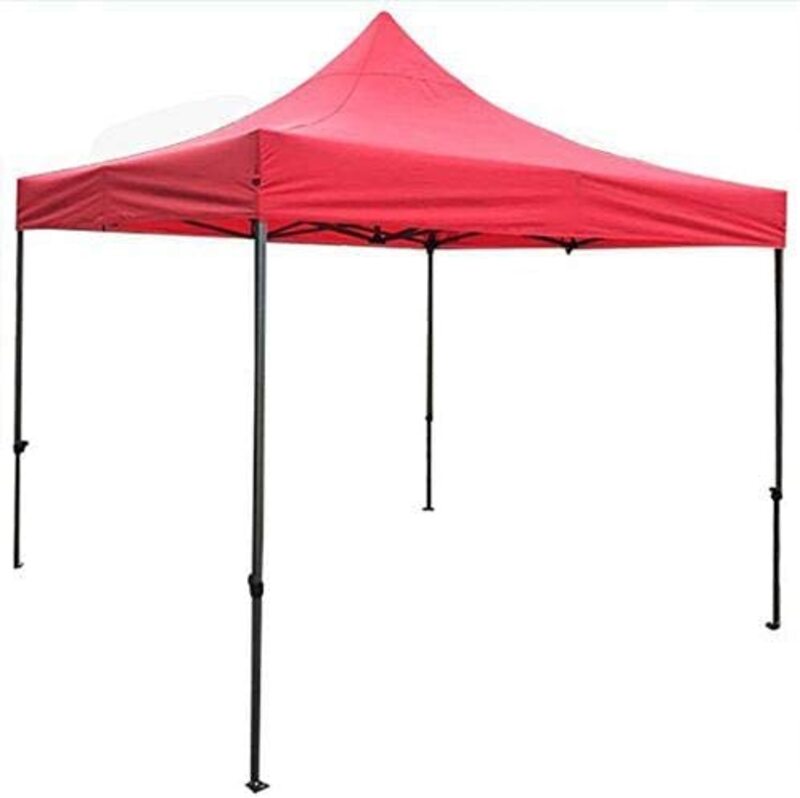 Outdoor Advertising Canopy Garden Gazebo Tent, 3 x 3 Meter, Red