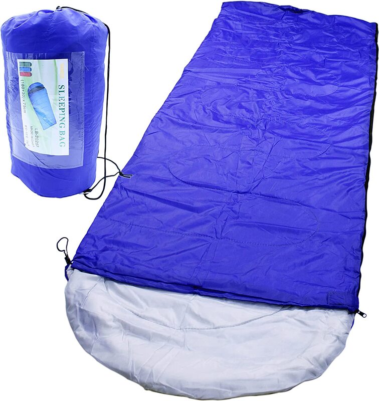 

Yanek Cotton Lightweight & Water Resistant Sleeping Bag, Blue