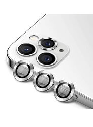 Zolo Apple iPhone 12 Pro Max Anti Scratch HD Premium Tempered Camera Lens Protector, Silver