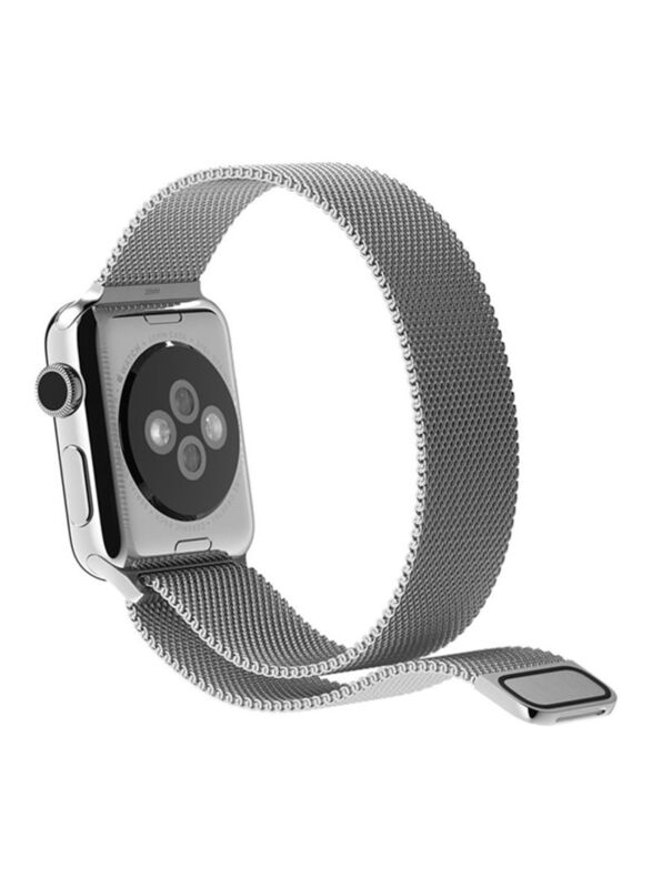 Stainless Steel Apple Watch Strap, Silver