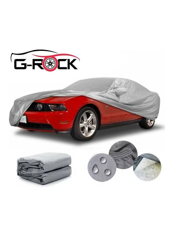 G-Rock Premium Protective Car Body Cover for Fiat 500X, Grey