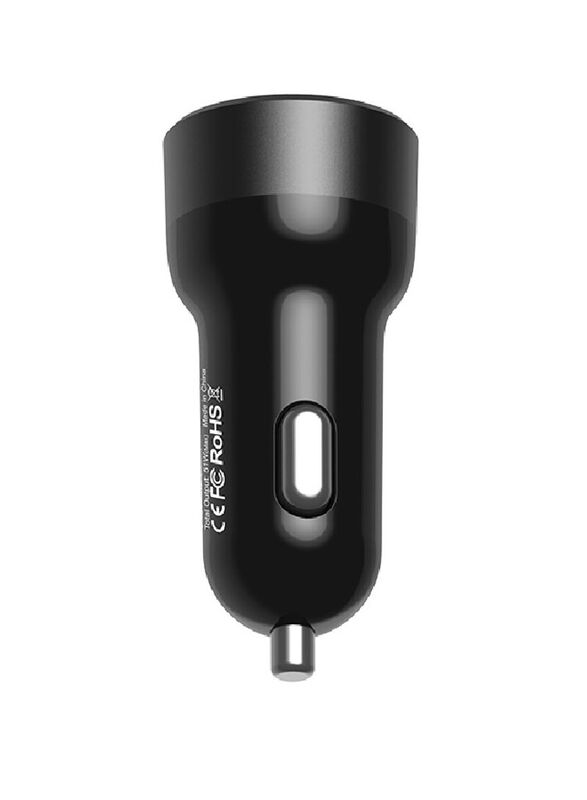 Levore 51W Power Delivery Dual Port Car Charger, LGC121, Black