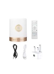 Bluetooth Lamp Speaker, White/Gold