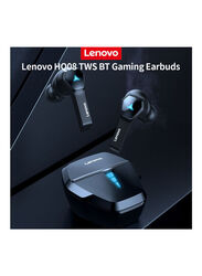 Lenovo HQ08 TWS Bluetooth Gaming Earbuds with Mic, Black