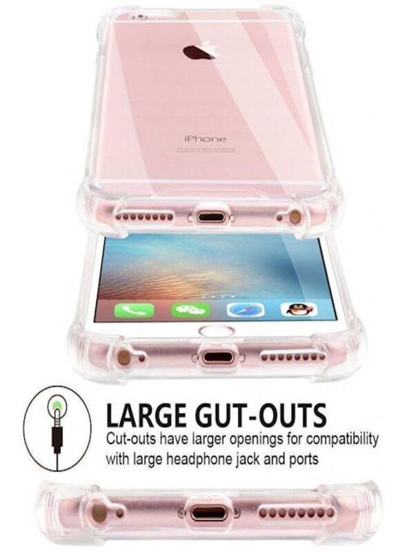 Apple iPhone 6s Plus 5.5-inch Protective Mobile Phone Case Cover, Clear