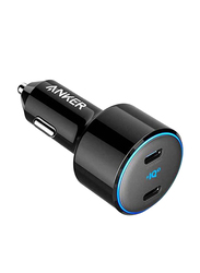 Anker PowerDrive+ III Duo 48W 2-Port Car Charger, AN.A2725H11.BK, Black