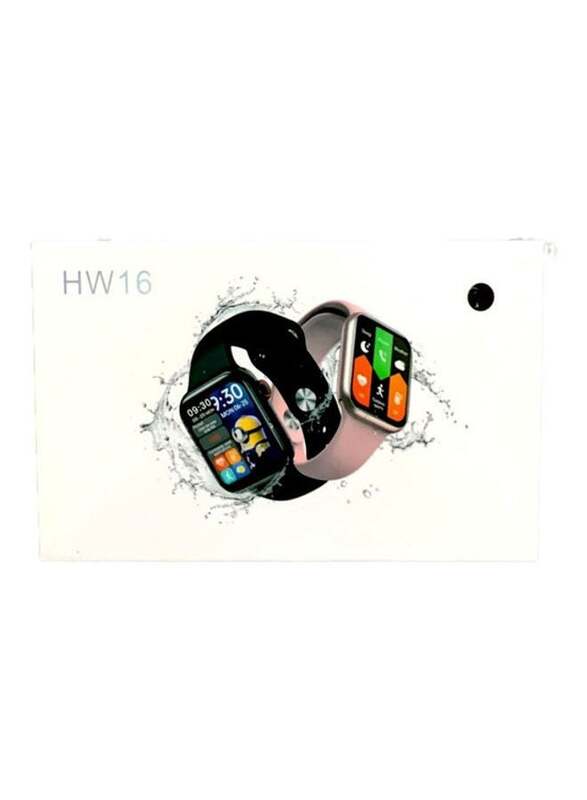 HW16 Split Screen 44mm Smartwatch with Rotating Side Button, Blue
