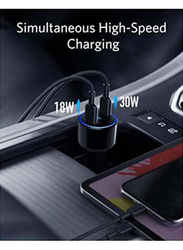 Anker PowerDrive+ III Duo 48W 2-Port Car Charger, AN.A2725H11.BK, Black