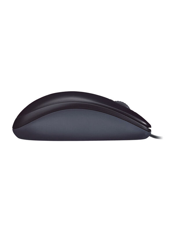 Logitech M90 Wired Optical Mouse, Black