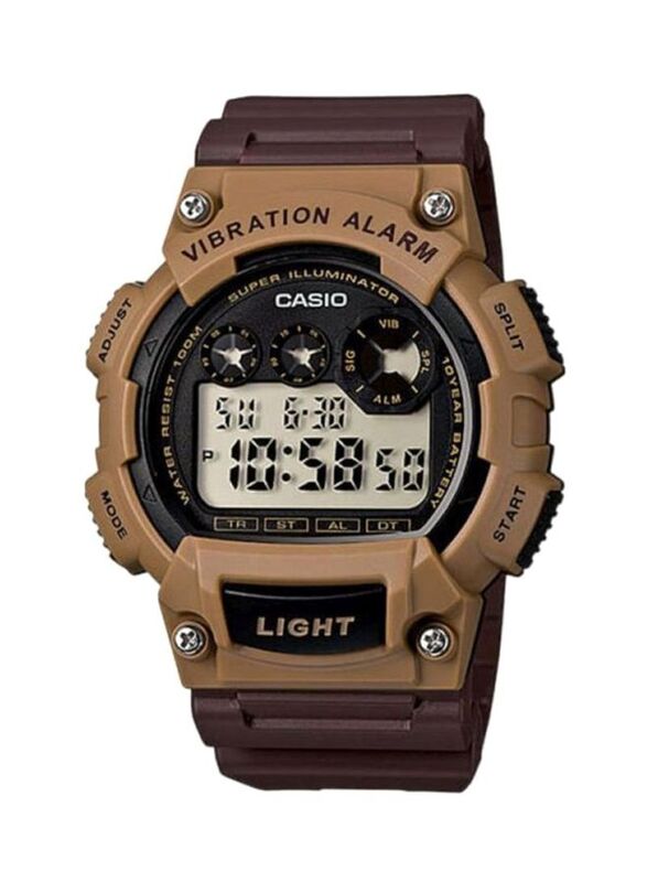 Casio Men's Youth Digital Watch 51mm Smartwatch, Brown