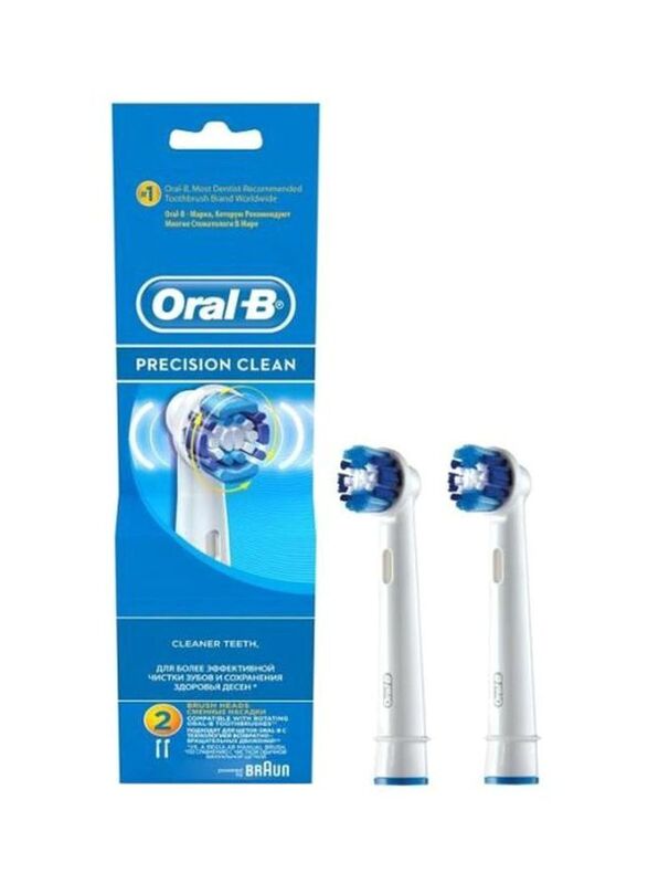 Oral B Replacement Brush Heads, 2 Pieces, Multicolour