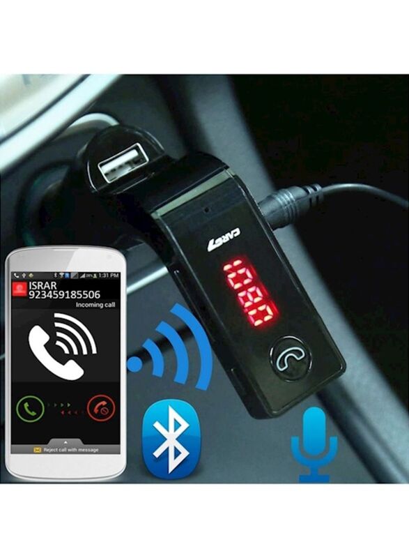 Wireless Multimedia Player for All Vehicles, Black