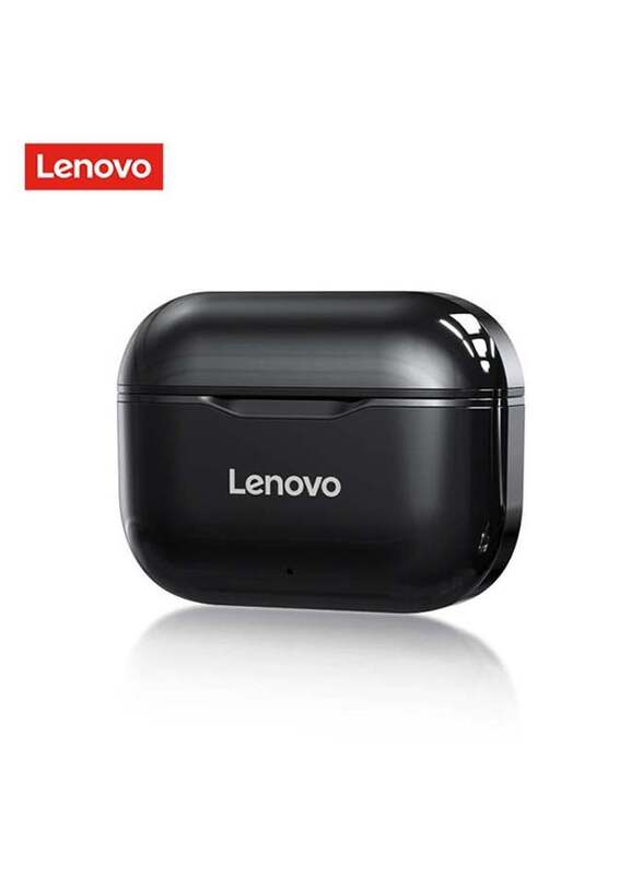 Lenovo LP1 TWS Wireless In-Ear Earphones with Mic, Pure Black