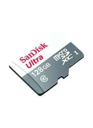 Sandisk 128GB miniSDXC Memory Card, White/Grey