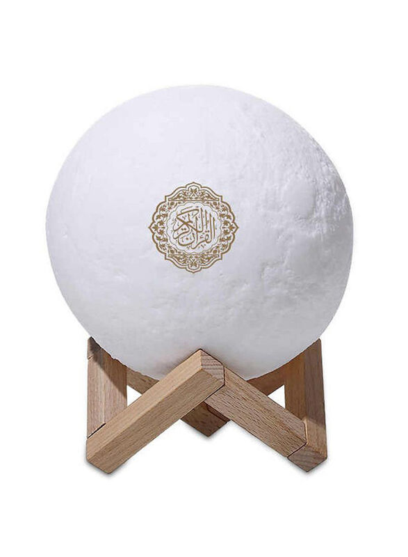 

Generic Moon Lamp Quran Speaker with Remote White