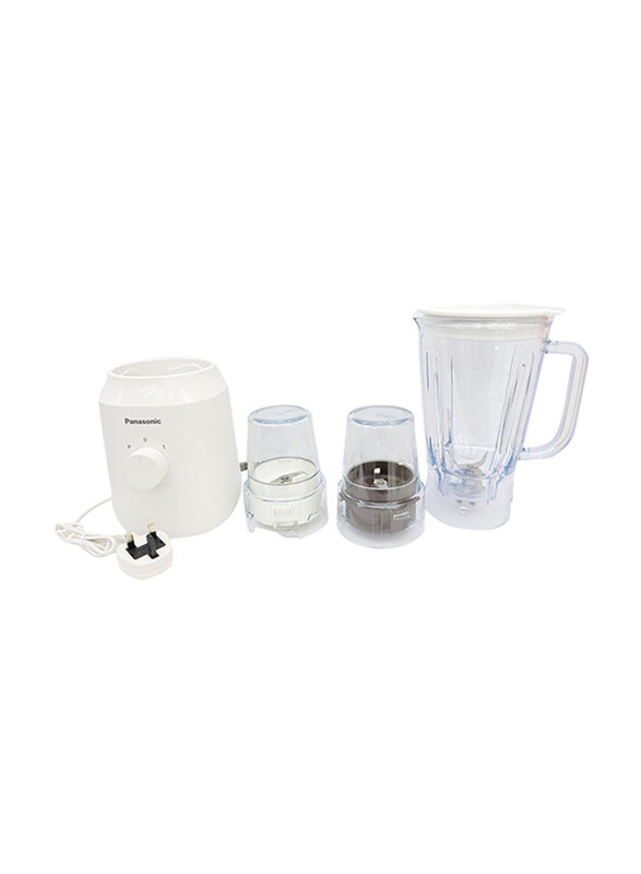 Panasonic 1L 4-in-1 Blender Set, 400W, MX-EX1021, White/Clear