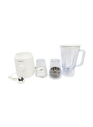 Panasonic 1L 4-in-1 Blender Set, 400W, MX-EX1021, White/Clear