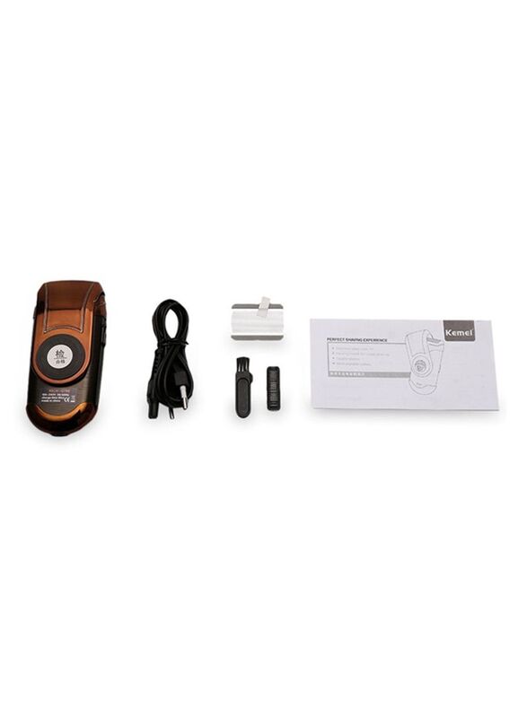 Kemei 3D Floating Electric Shaver, K8Q788, Brown